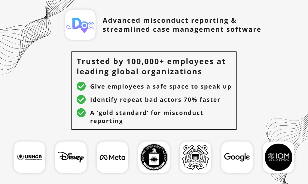 Advanced misconduct reporting & streamlined case management software